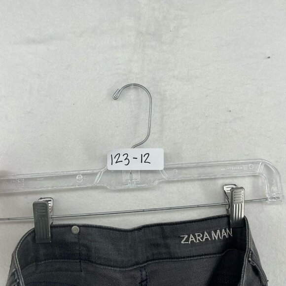 Zara Man Jeans Men's Sz 30x32 Gray Skinny Low-Rise Stretch Pockets Denim - Picture 13 of 13